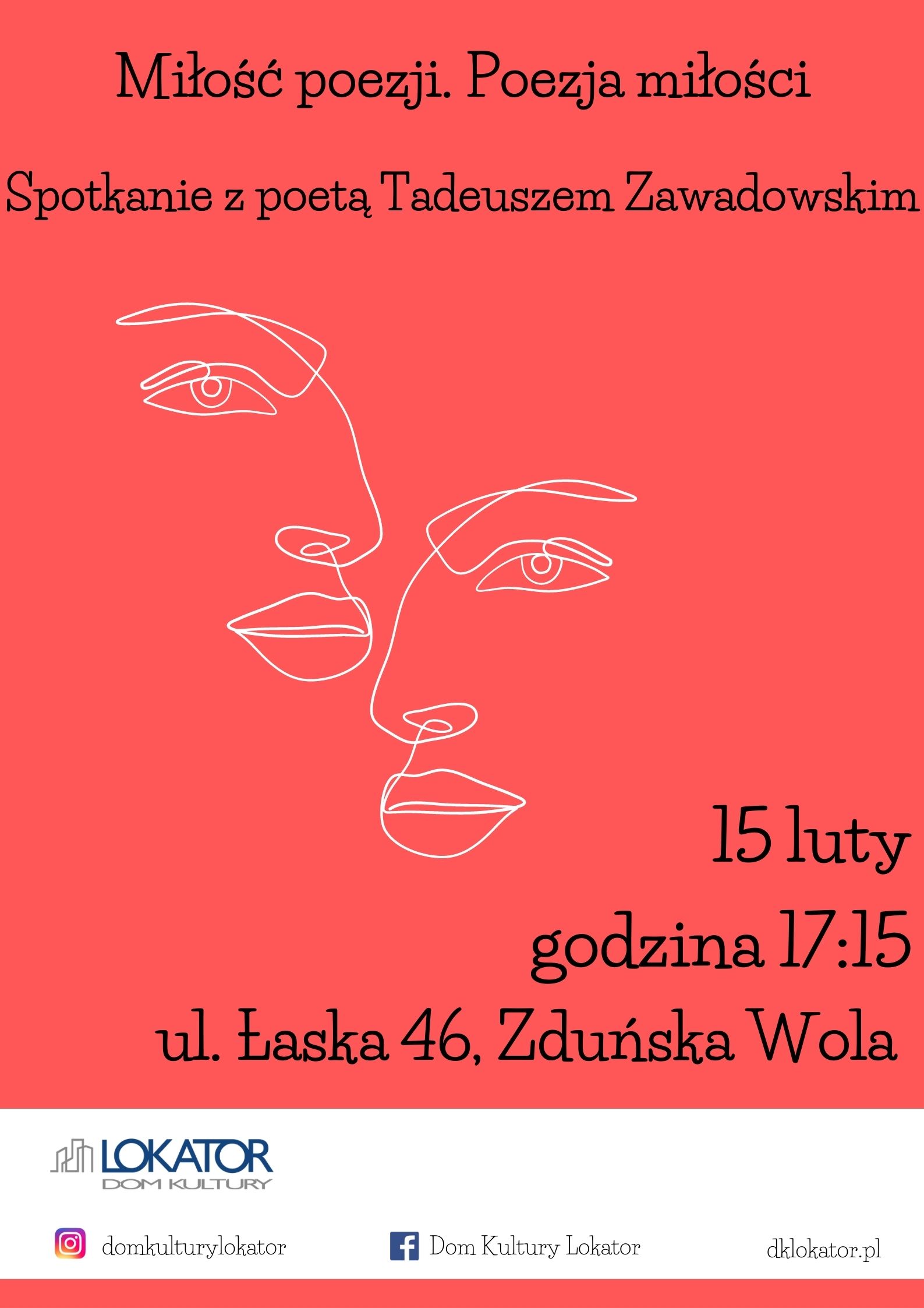 Spotkanie z poetą Tadeuszem Zawadowskim – 15 luty!