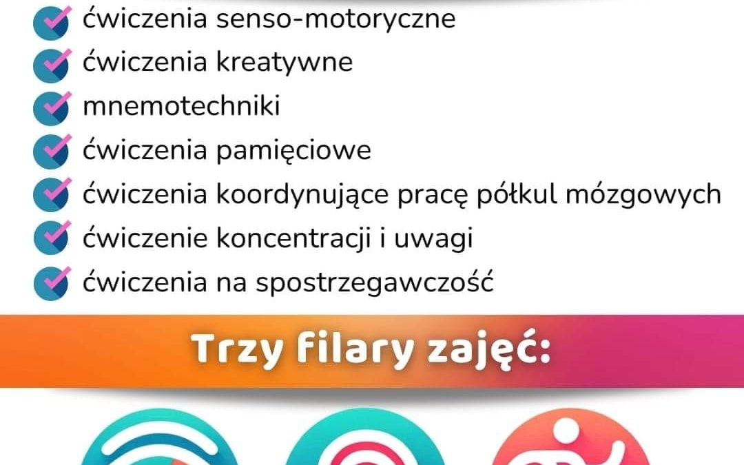 SENSOGIMNASTYKA MÓZGU – NOWE ZAJĘCIA DLA DZIECI