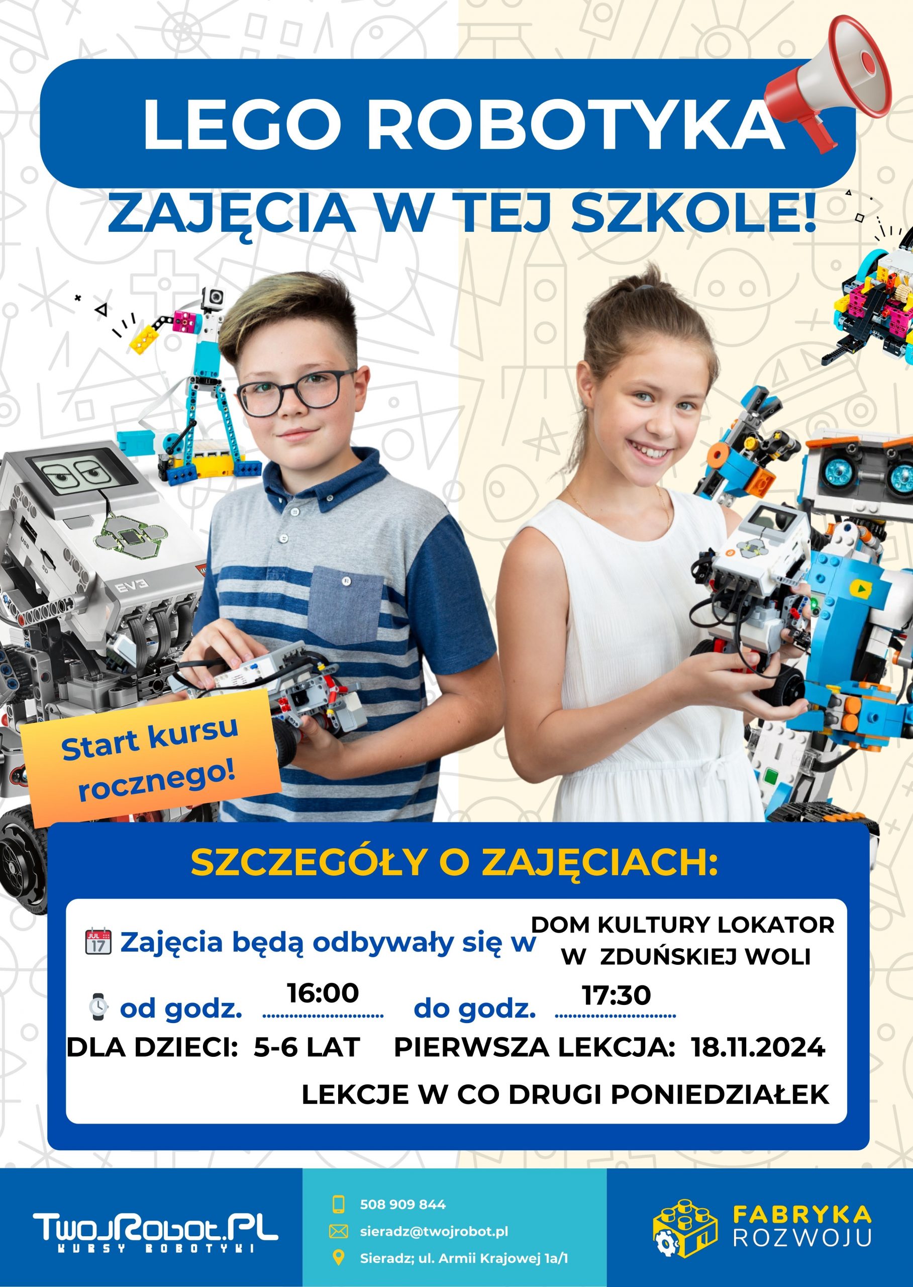 LEGO ROBOTYKA DLA DZIECI – PIERWSZE ZAJĘCIA JUŻ 18 LISTOPADA