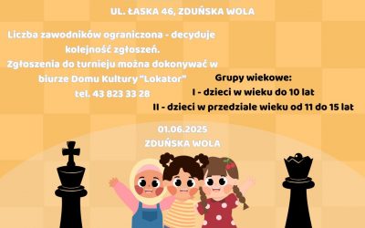 Zapisy na Turniej Szachowy z okazji Dnia Dziecka – 1 czerwca