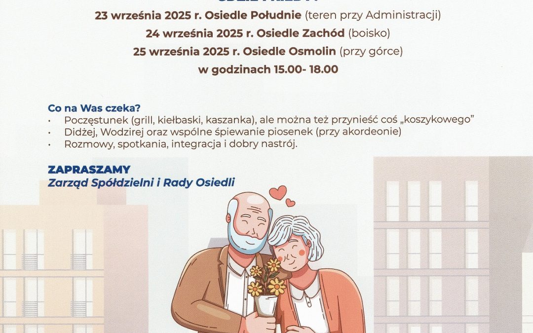 Dni Seniora na Osiedlach 23-25 września
