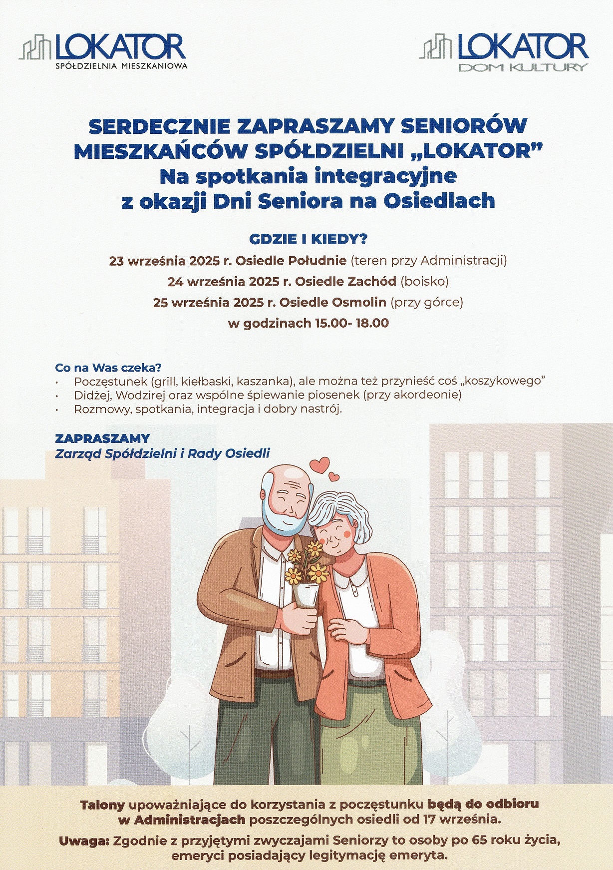 Dni Seniora na Osiedlach 23-25 września