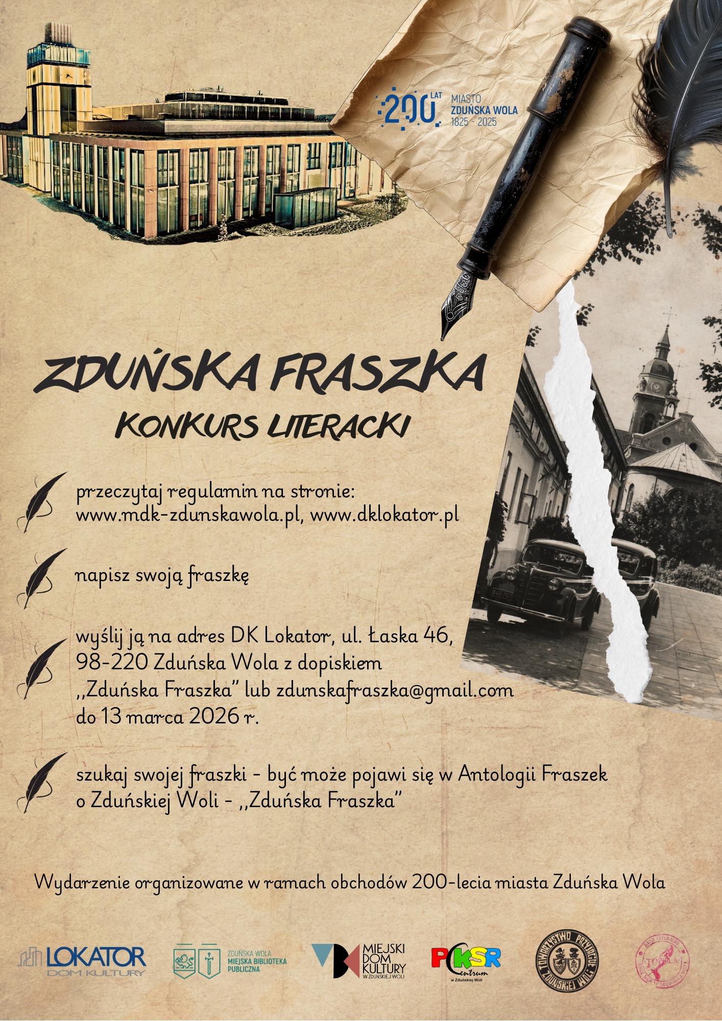 Konkurs literacki „Zduńska Fraszka”